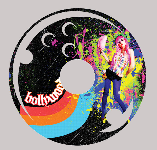 Customized CD Cover & Label Printing Black Multi
